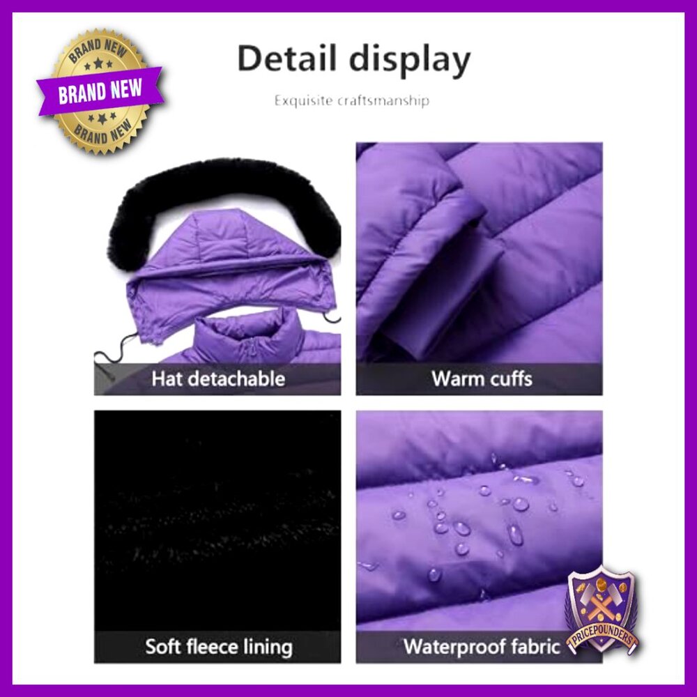 Plus Size Winter Down Parka Windproof Waterproof … - image 5